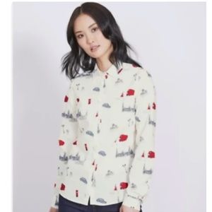 COPY - Boden Classic Shirt, London City Conversational, U. S. Size 6